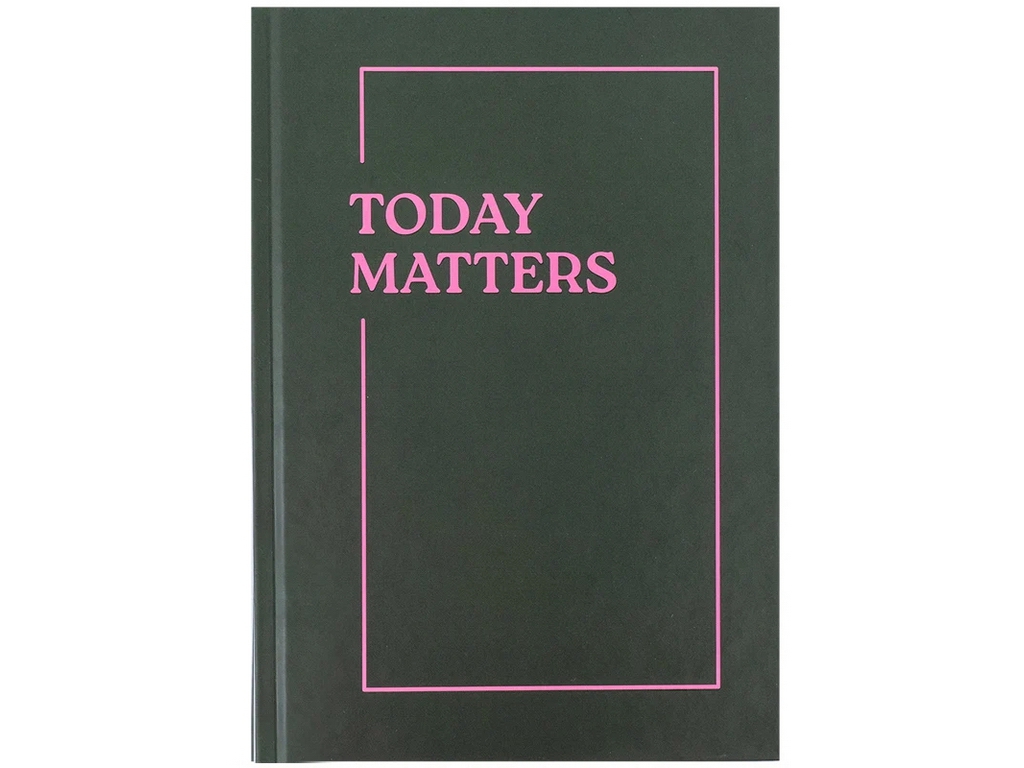 Книга записная твердая обложка в кисти А5, 96 листов, Today matters, Axent 8457-17-A