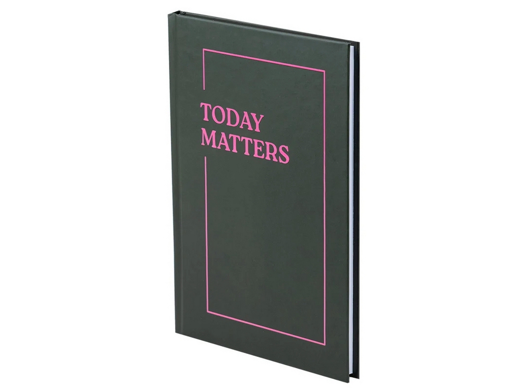 Книга записная твердая обложка в кисти А5, 96 листов, Today matters, Axent 8457-17-A