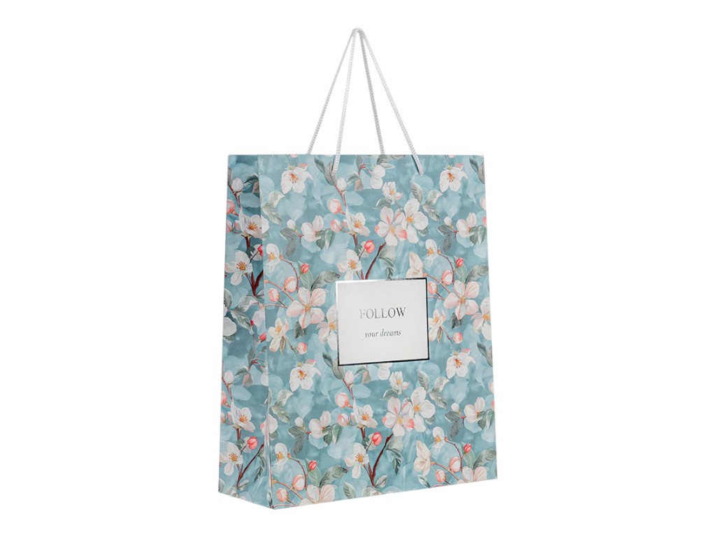 Пакет паперовий подарунковий  Gentle Blossom, Axent 8502-32-A, 26×32см