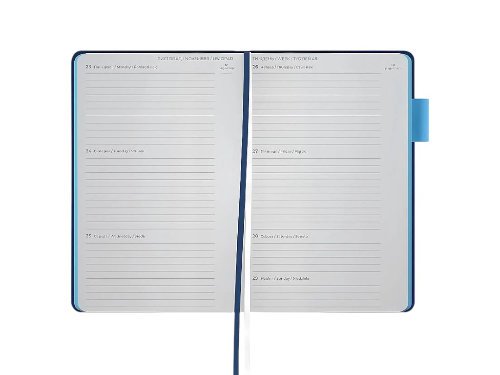 Ежедневник Partner Soft Muse 2026 Axent 8527-26-3-A, 125×195 мм, синий