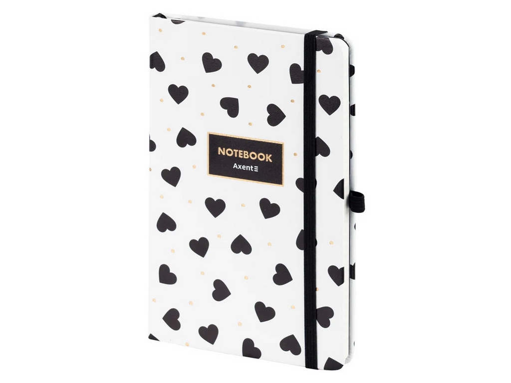 Книга записная Axent Partner Black&White 8621-10-A, 125×195 мм, 96 листов, клетка