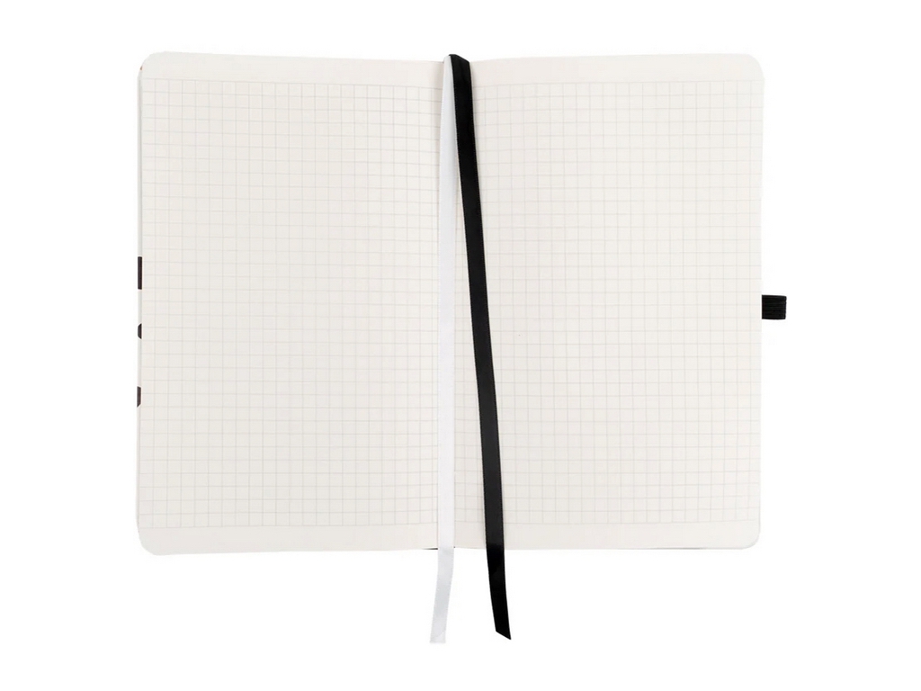 Книга записная Axent Partner Black&White 8621-10-A, 125×195 мм, 96 листов, клетка