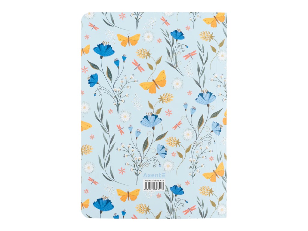 Книга записна в клетку Axent Secret Garden 3 A5, 80 листов