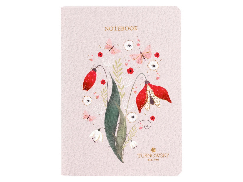 Книга записная А6 Axent Secret Garden 8711-2-A-TR, 60 листов, клетка
