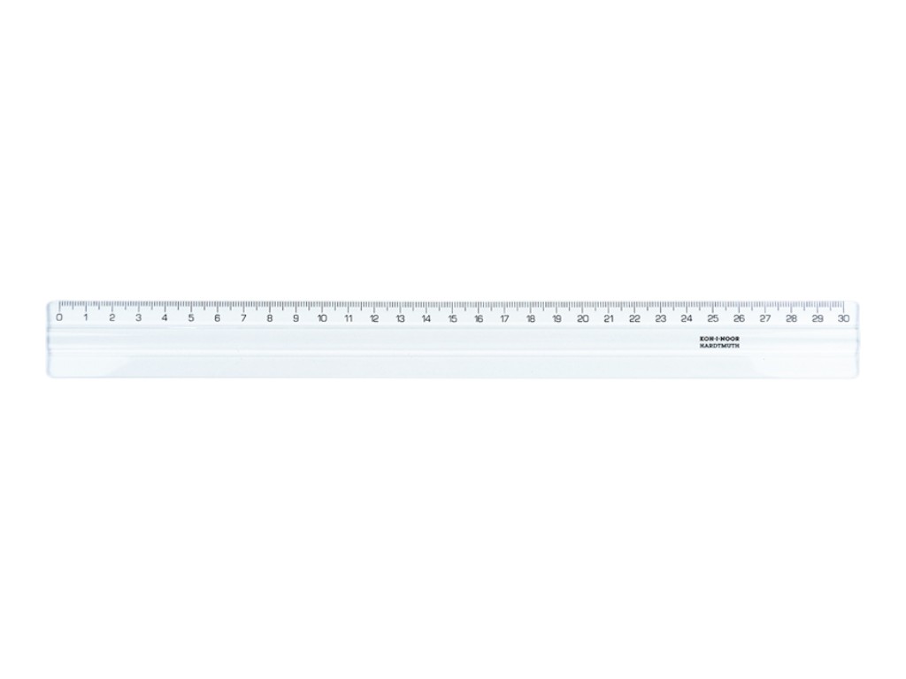 Линейка прозрачная 30 см, Koh-i-Noor