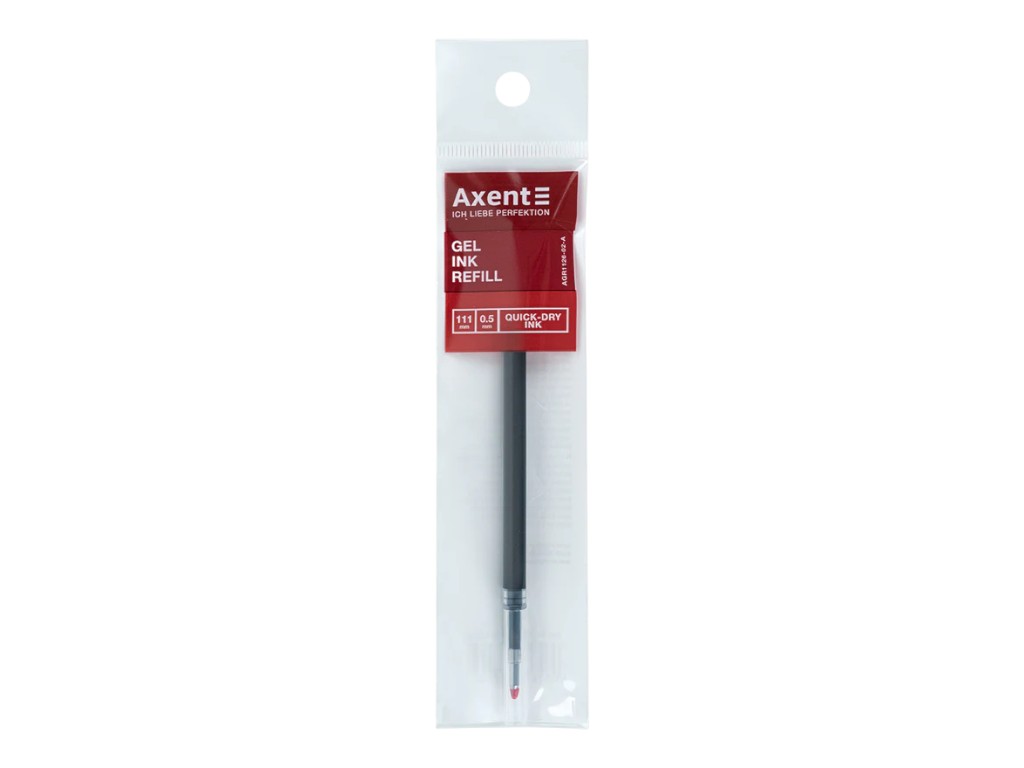 Стержень гелевий Axent Quick-dry ink, 0.5 мм, синій, 111 мм