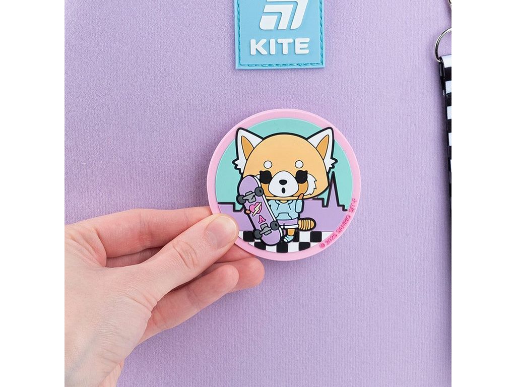 Набор бейдж на липучке и подвеска, 2 штуки, Aggretsuko, Kite