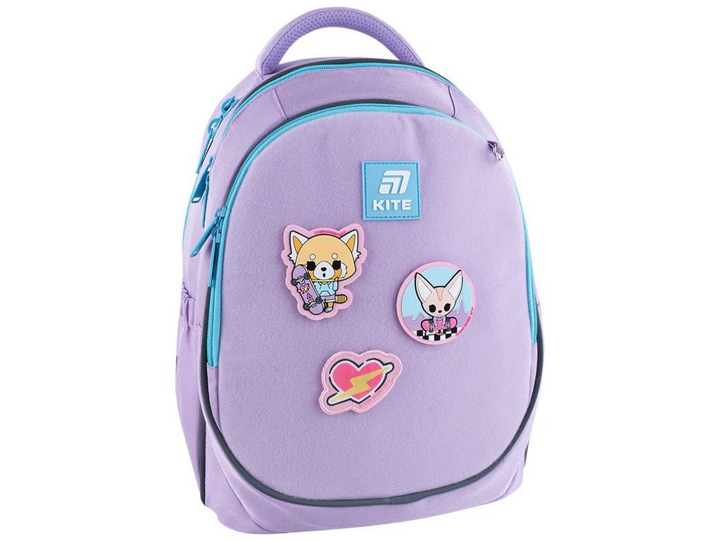 Набір бейджів на липучці, 3 штуки, Aggretsuko, Kite