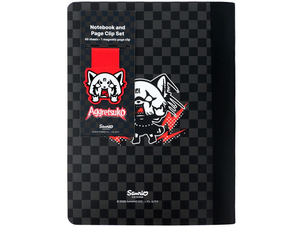 Блокнот А5 с магнитной закладкой Kite AR26-192 Aggretsuko, 60 листов, клетка