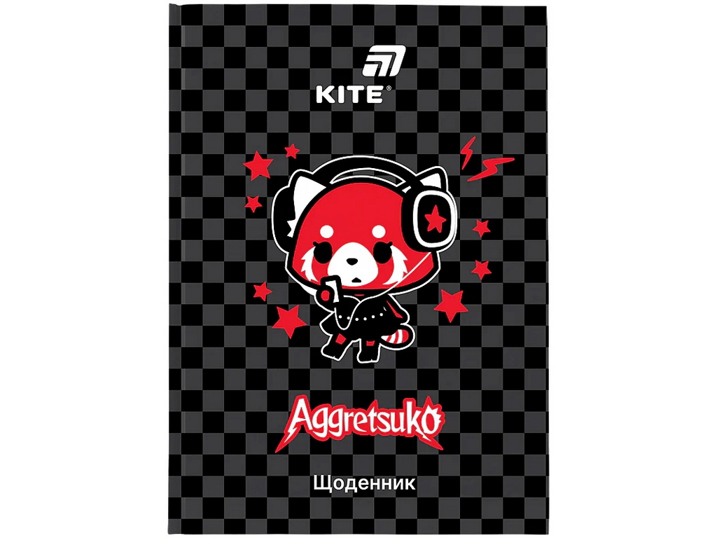 Щоденник шкільний Kite Aggretsuko AR26-262, тверда обкладинка