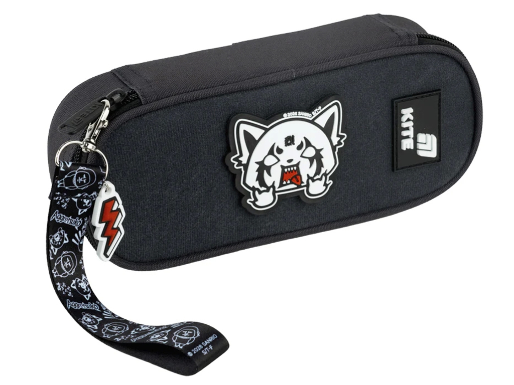 Набір бейджа на липучці та брелока Aggretsuko, 2 предмети, Kite