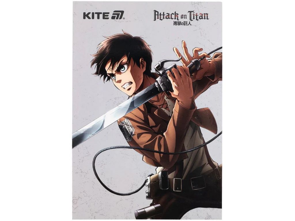 Блокнот-планшет Attack on Titan Season A5, 50 листов, Kite