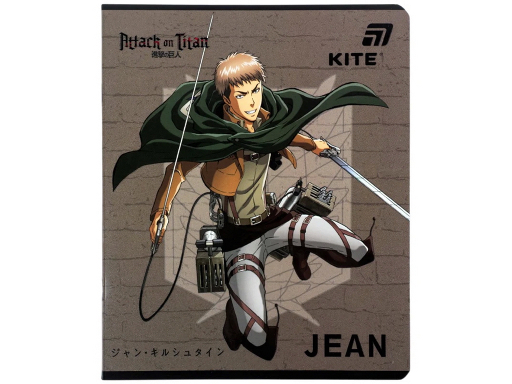Тетрадь в линию 24 листа Kite AT26-239 Attack on Titan Season, микс видов, цена за 1шт