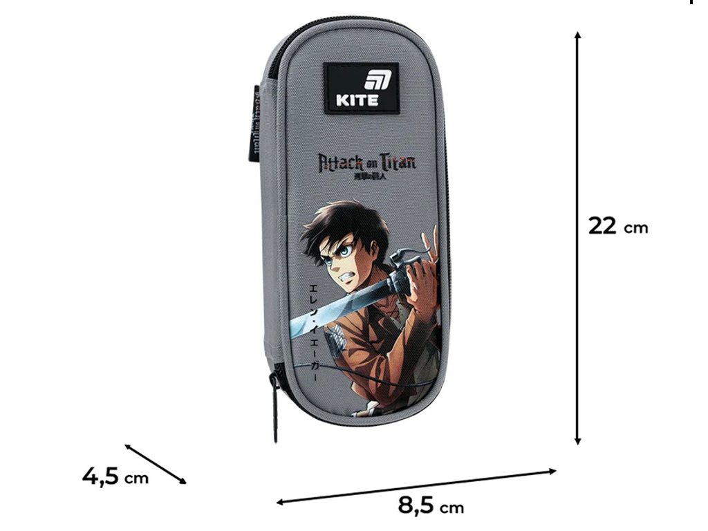 Пенал на 1 відділення Kite Attack on Titan Season AT26-599