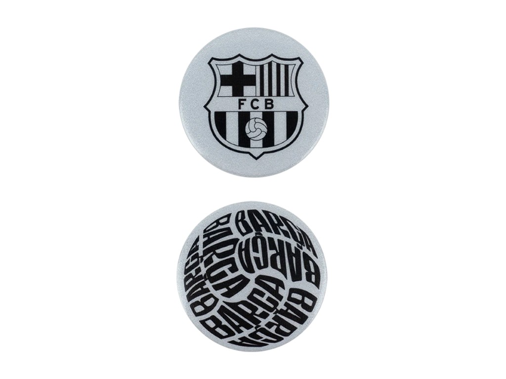 Значки світловідбивні Kite FC Barcelona BC25-107, 2 шт., з застібкою, PVC, Kite