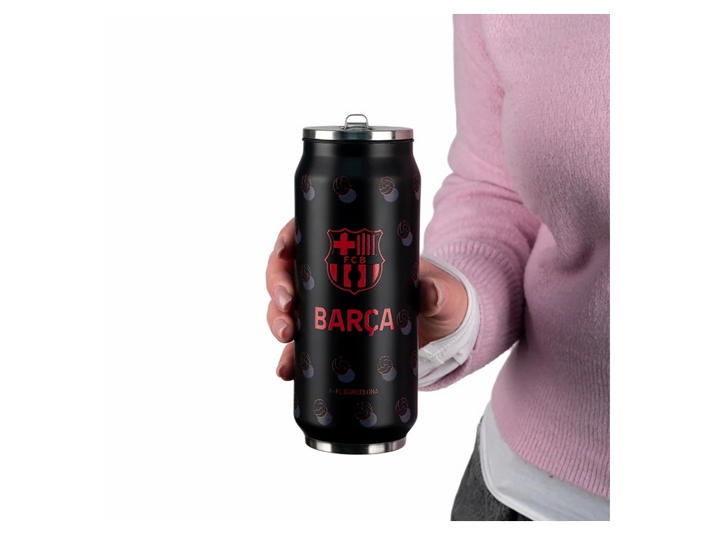 Термочашка с трубочкой 500мл, FC Barcelona, Kite BC25-1264