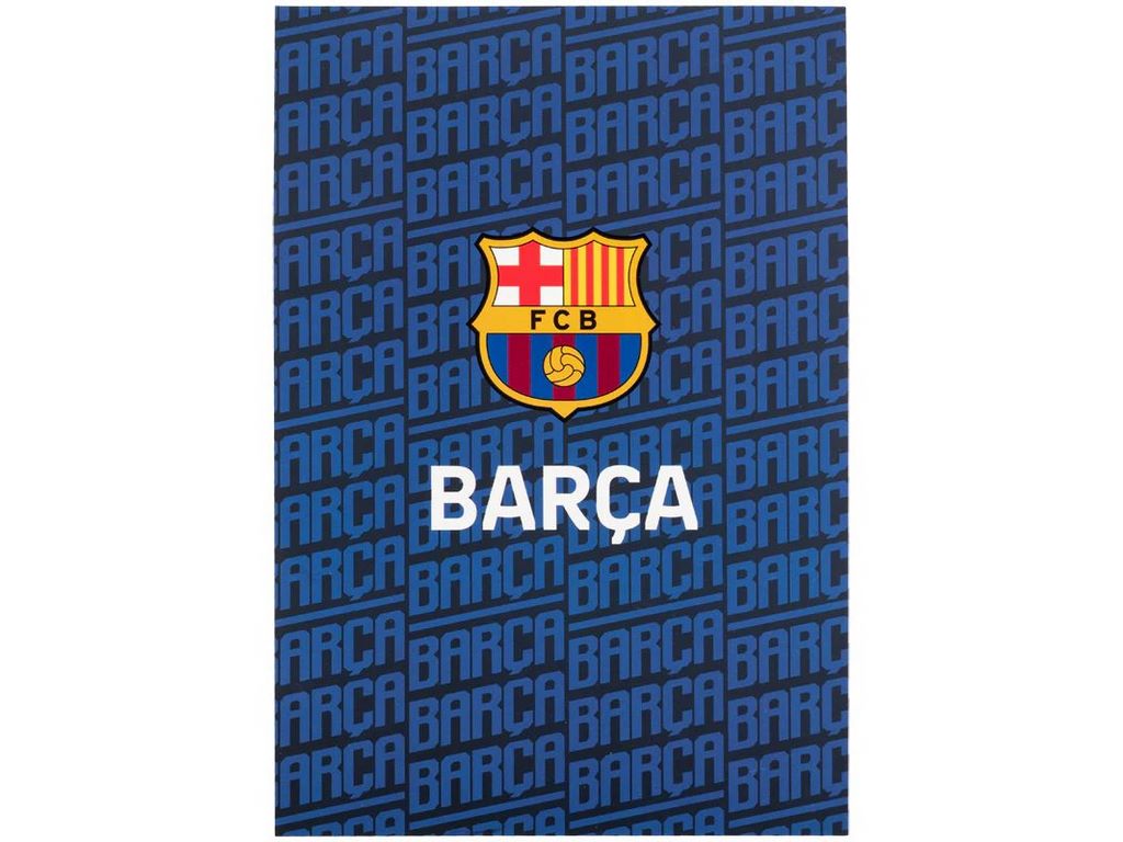 Блокнот-планшет в клетку A5, 50 листов, FC Barcelona, Kite
