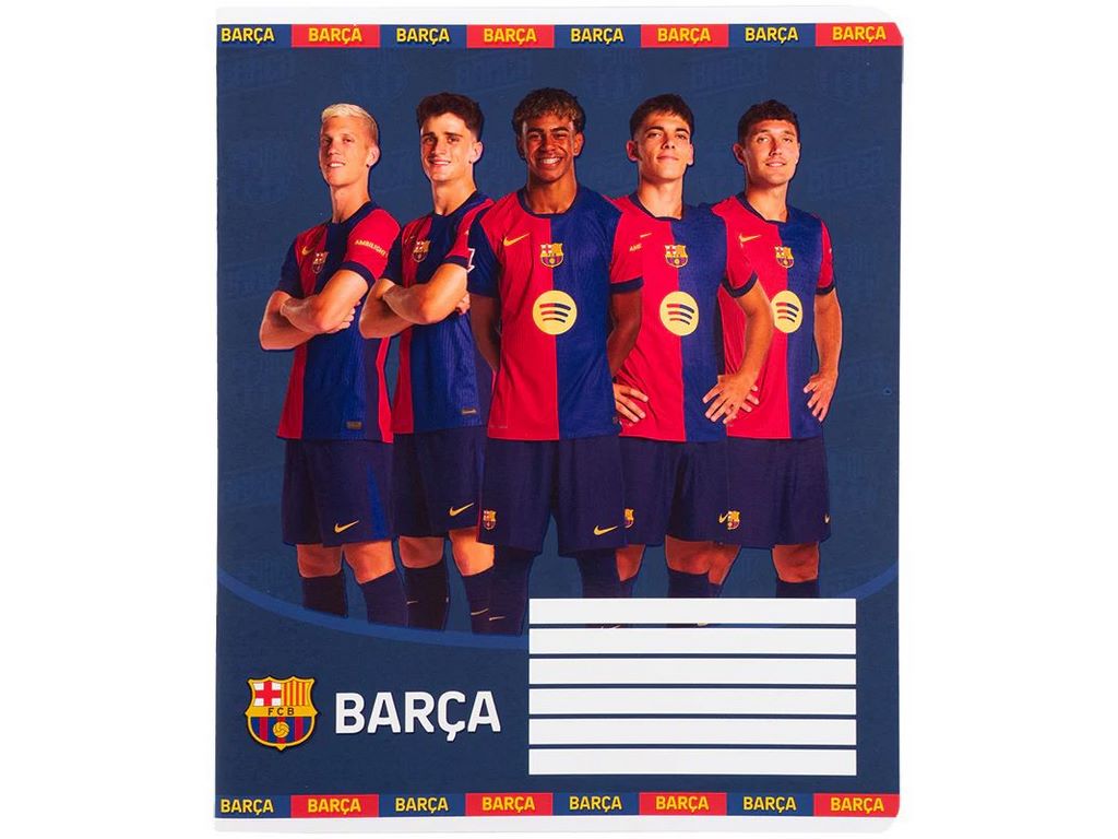 Зошит у клітинку 12 аркушів, FC Barcelona (ціна за 1шт)