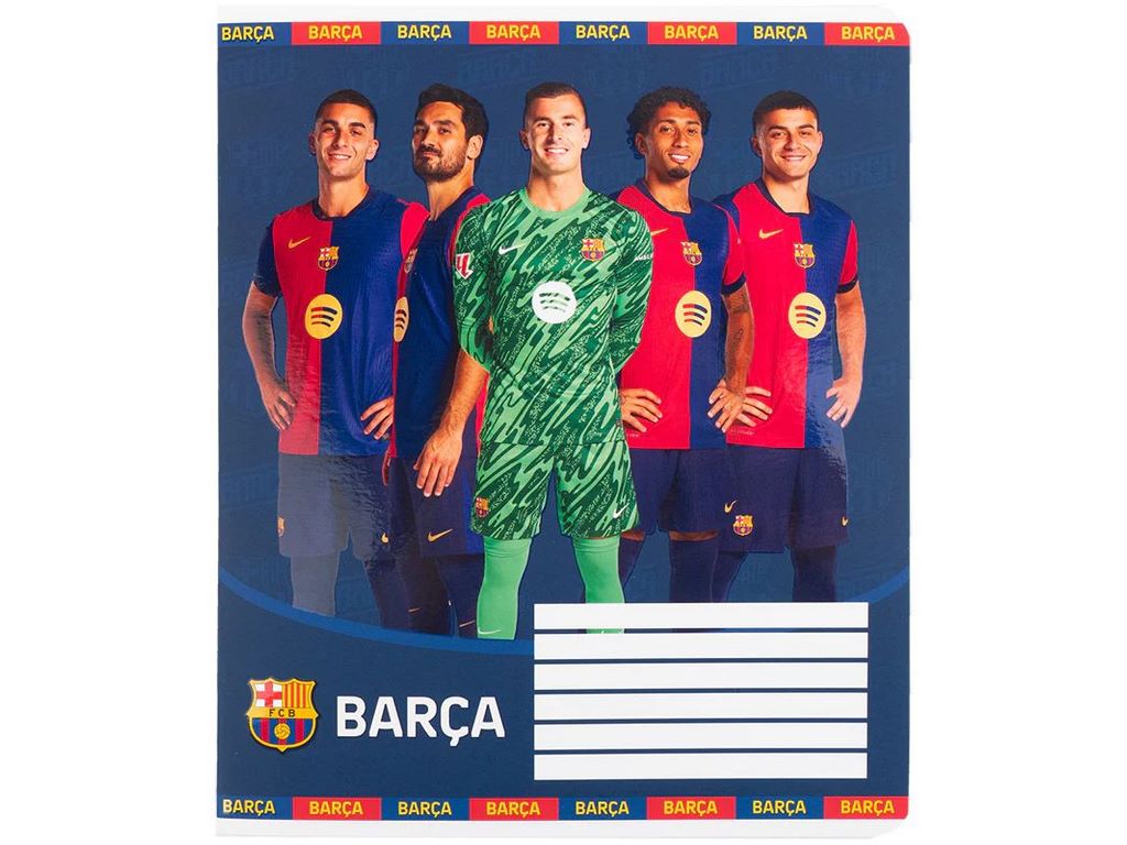 Зошит у клітинку 12 аркушів, FC Barcelona (ціна за 1шт)