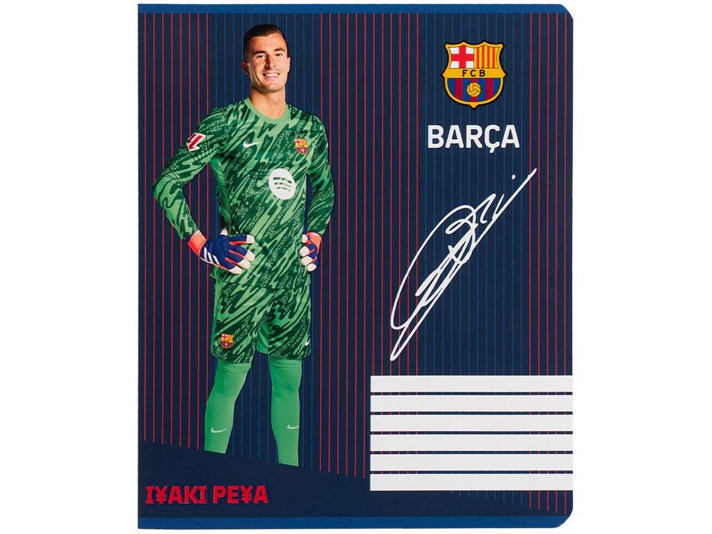 Зошит у клітинку 18 аркушів, FC Barcelona (ціна за 1шт)