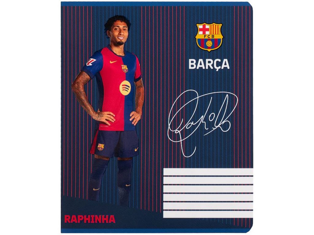 Зошит у клітинку 18 аркушів, FC Barcelona (ціна за 1шт)