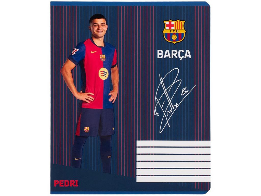 Зошит у клітинку 18 аркушів, FC Barcelona (ціна за 1шт)
