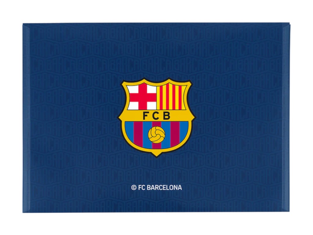 Папка на кнопці Kite FC Barcelona BC25-244, формат A4, поліпропілен, Kite