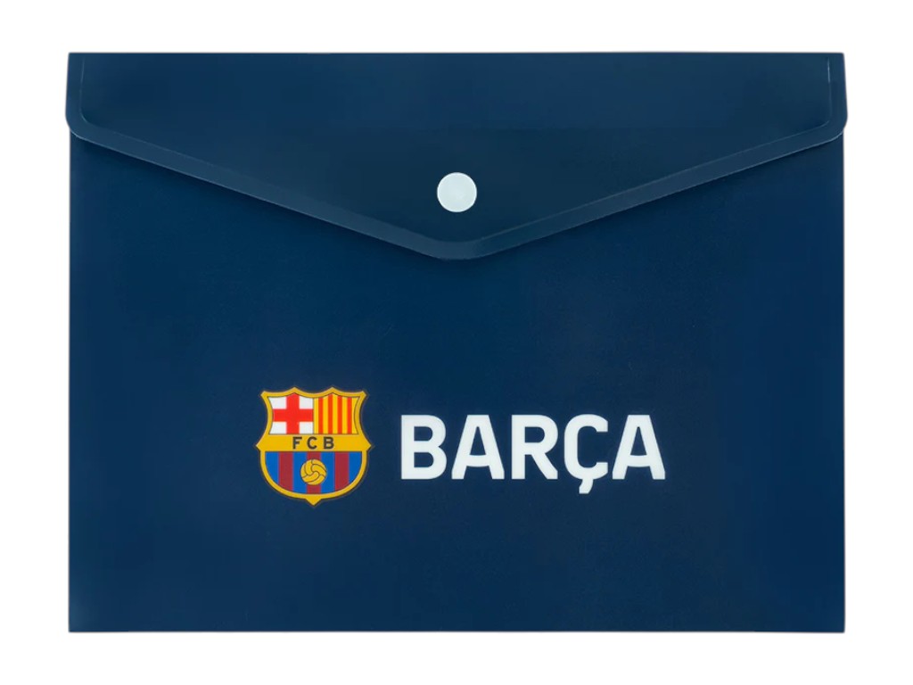 Папка на кнопці Kite FC Barcelona BC25-245, формат A5, поліпропілен, Kite