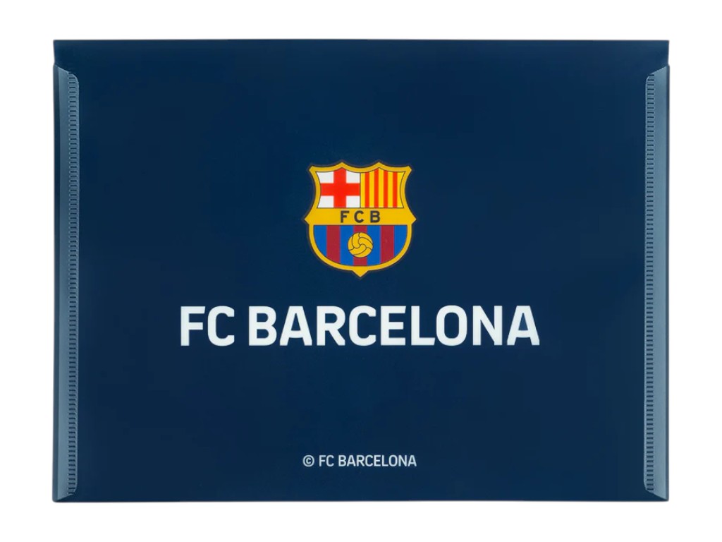 Папка на кнопці Kite FC Barcelona BC25-245, формат A5, поліпропілен, Kite