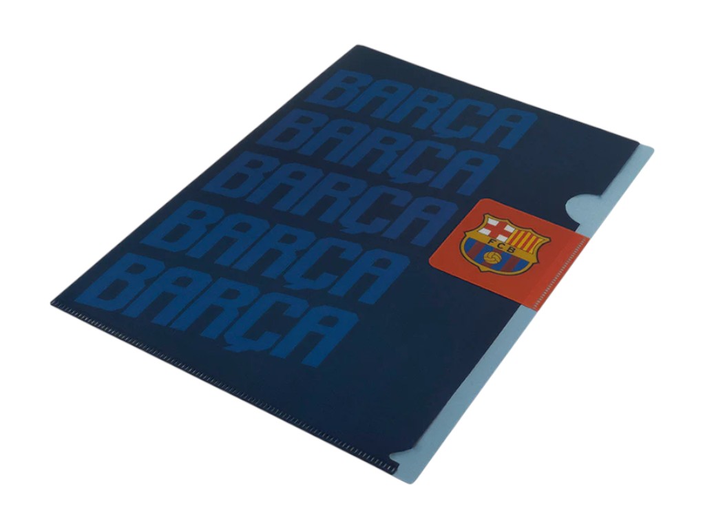 Папка-куточок з клапаном Kite FC Barcelona BC25-248, формат A4, поліпропілен, Kite