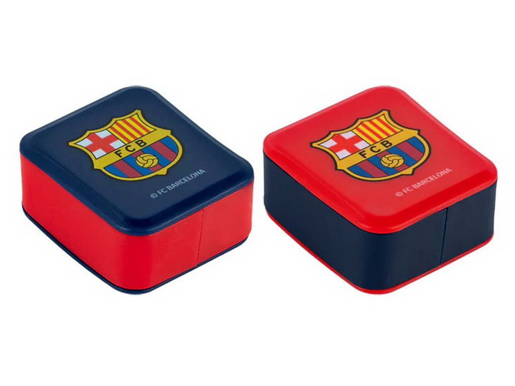 Точилка Kite FC Barcelona, прямокутна, з контейнером, 2 види (ціна за 1шт), Kite