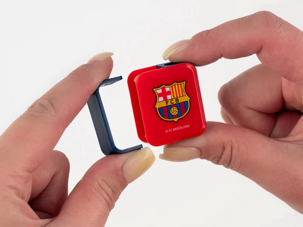 Точилка Kite FC Barcelona, прямокутна, з контейнером, 2 види (ціна за 1шт), Kite