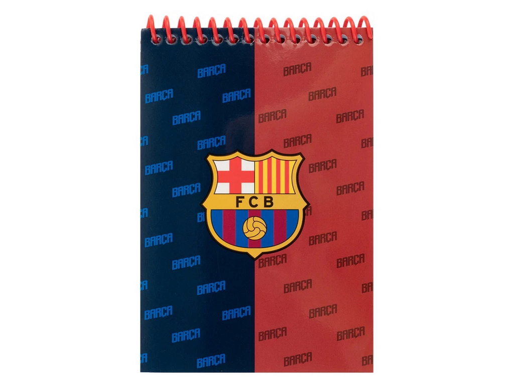 Блокнот А6 на спіралі Kite FC Barcelona BC26-196, 48 аркушів, нелінований