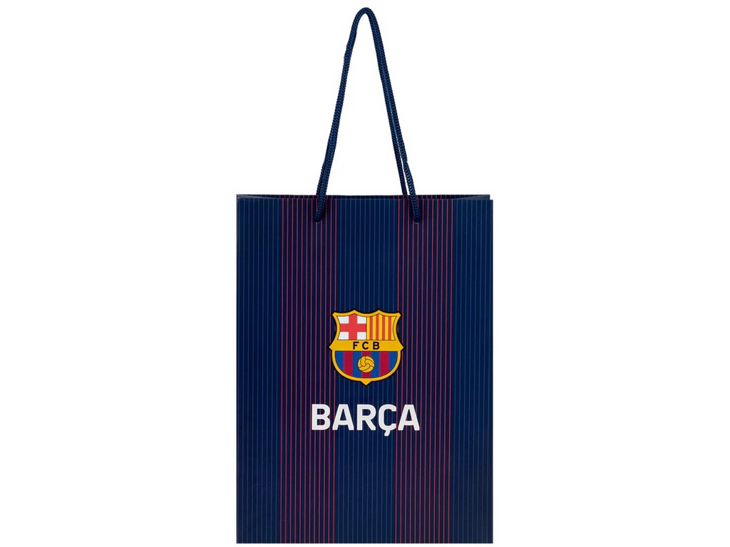 Пакет паперовий подарунковий, 26х32см, FC Barcelona, Kite BC26-266