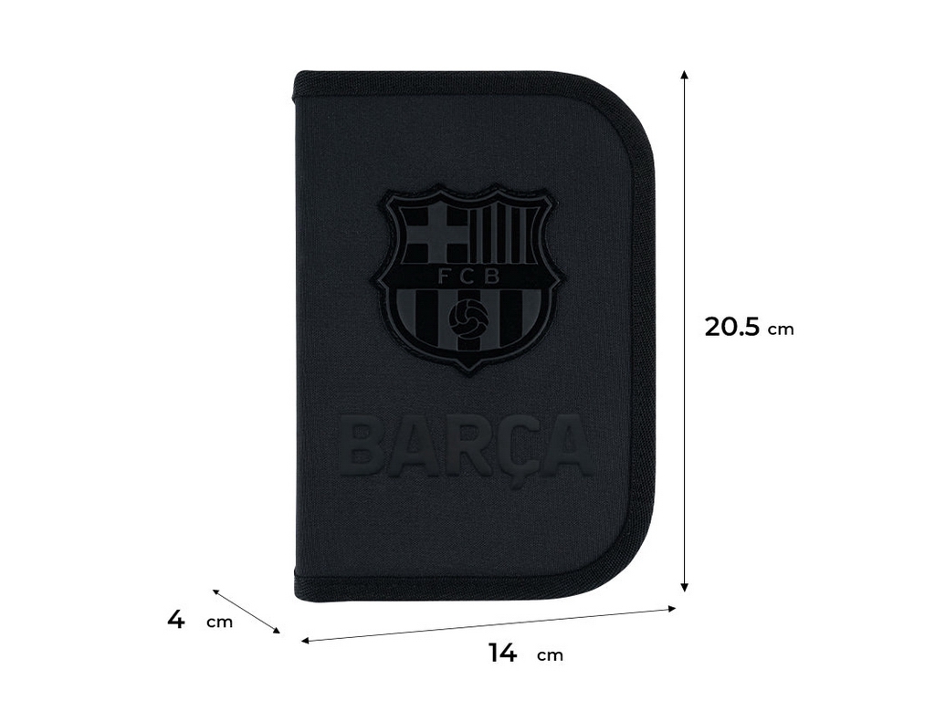 Пенал на 1 отделение Kite FC Barcelona BC26-622, 2 отворота