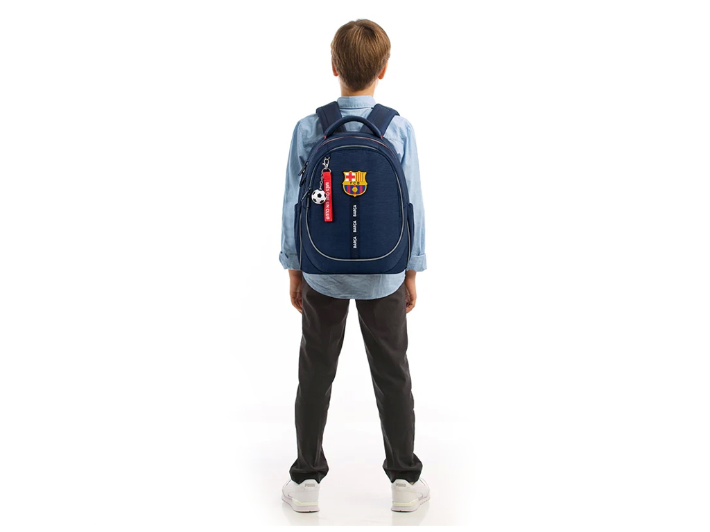 Рюкзак шкільний Kite FC Barcelona, 18 л, ортопедичний, 38×28×16 см, Kite