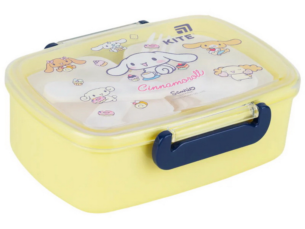 Ланчбокс з контейнерами та столовими приладами Kite Cinnamoroll CR26-181, 750 мл