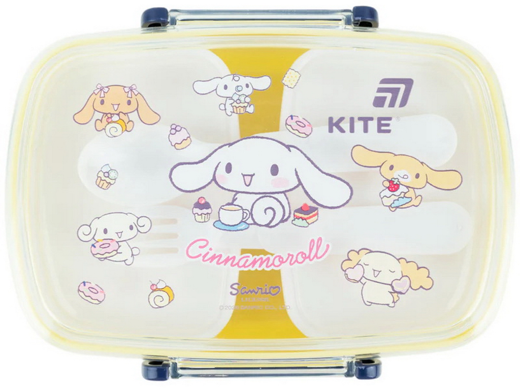 Ланчбокс з контейнерами та столовими приладами Kite Cinnamoroll CR26-181, 750 мл