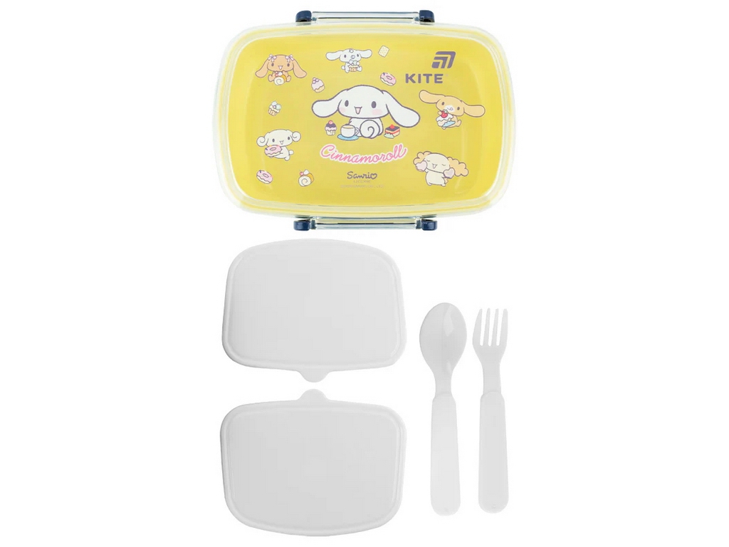 Ланчбокс з контейнерами та столовими приладами Kite Cinnamoroll CR26-181, 750 мл