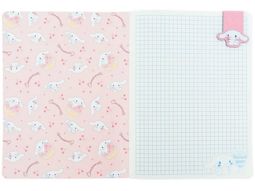Блокнот А5 с магнитной закладкой Cinnamoroll Kite CR26-192, ячейка, 60 листов