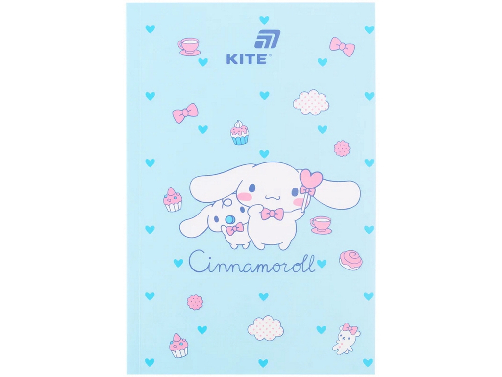 Блокнот А5 Cinnamoroll Kite CR26-193, 64 листа, розовые страницы