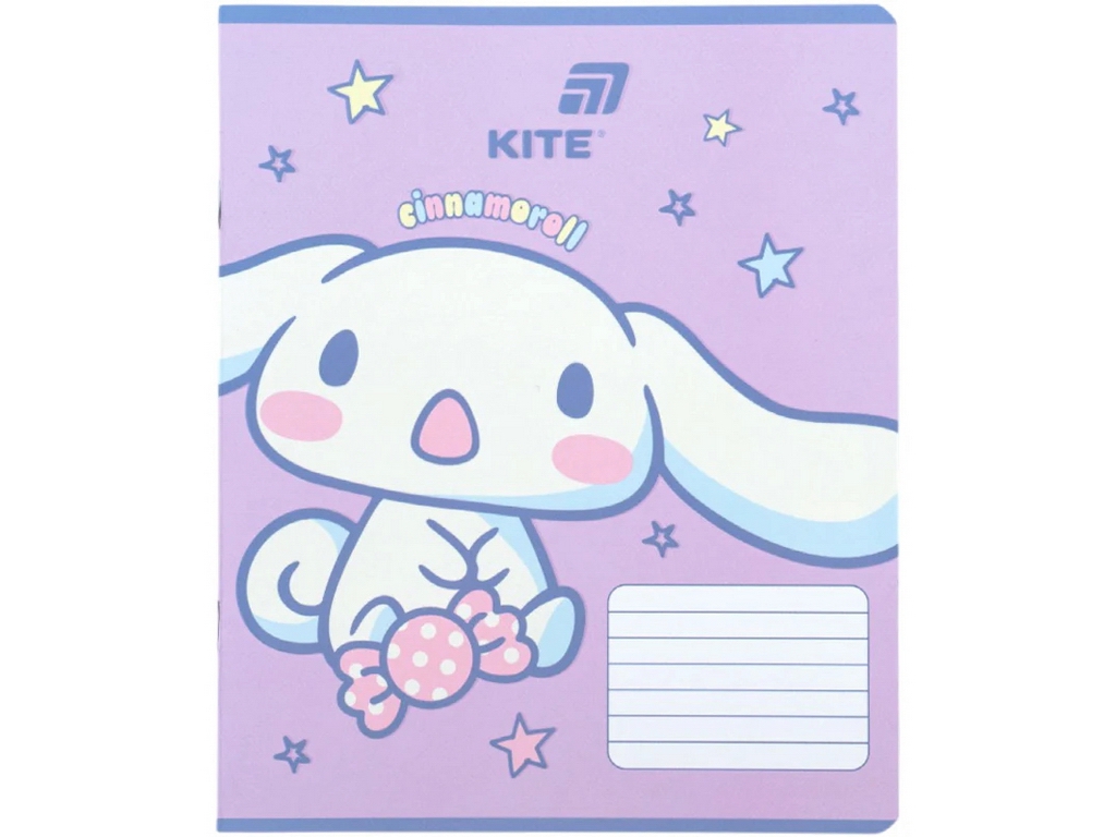 Зошит у кілітинку Cinnamoroll Kite CR26-232, 12 аркушів, мікс видів, ціна за 1шт