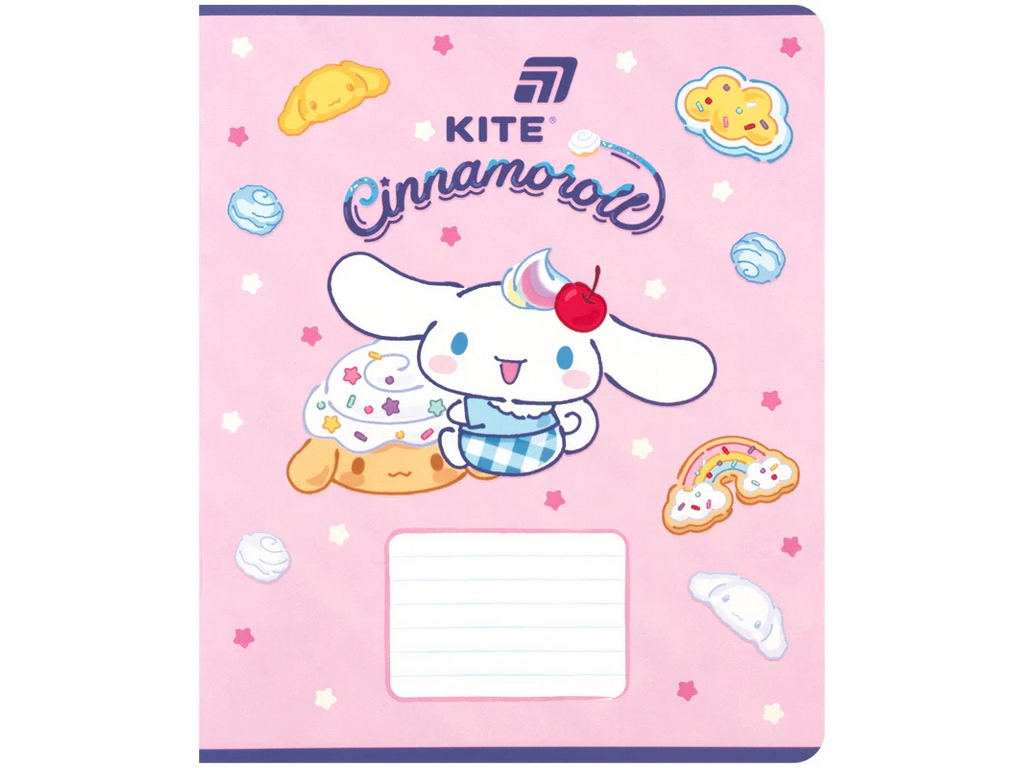 Зошит у клітинку Cinnamoroll Kite CR26-236, 18 аркушів, мікс видів, ціна за 1шт