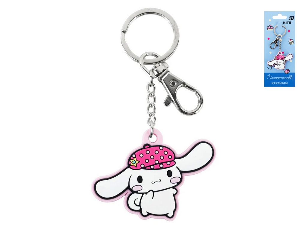 Брелок-підвіска Cinnamoroll, 4,2×5,5 см, гумовий, Kite