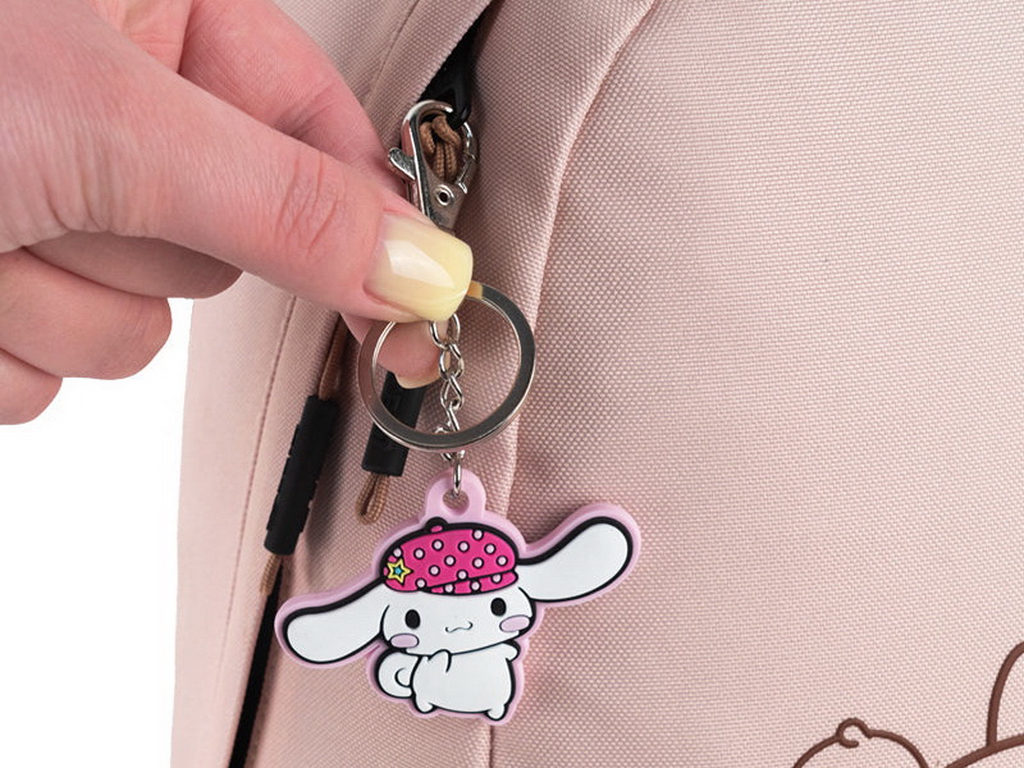 Брелок-підвіска Cinnamoroll, 4,2×5,5 см, гумовий, Kite