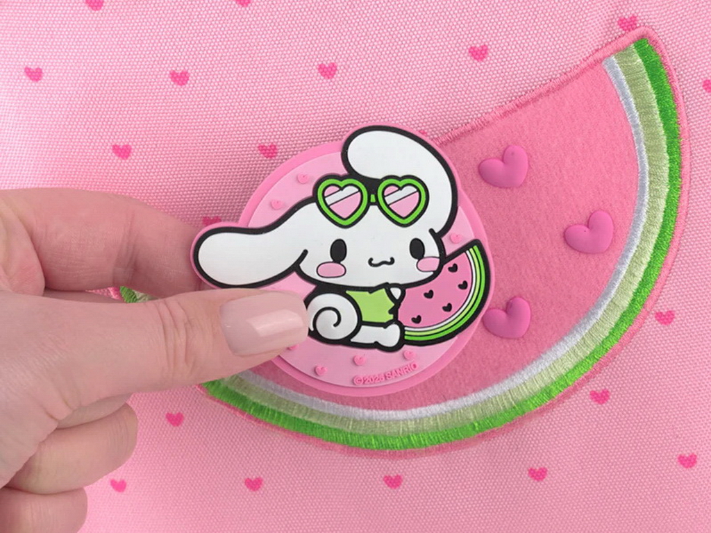 Набір бейджа на липучці та брелока Cinnamoroll, 2 предмети, Kite