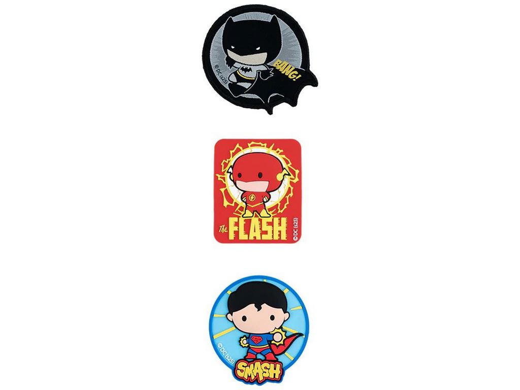 Набір бейджів на липучці, 3 штуки, DC Justice League, Kite