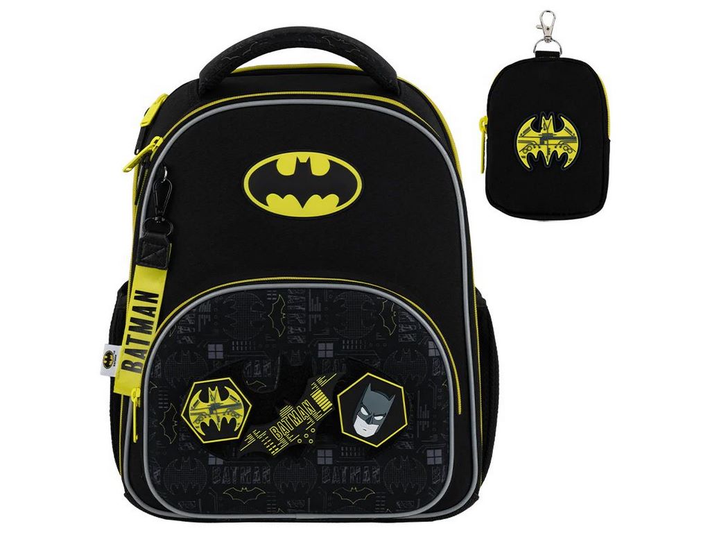 Рюкзак шкільний каркасний DC Batman, Kite