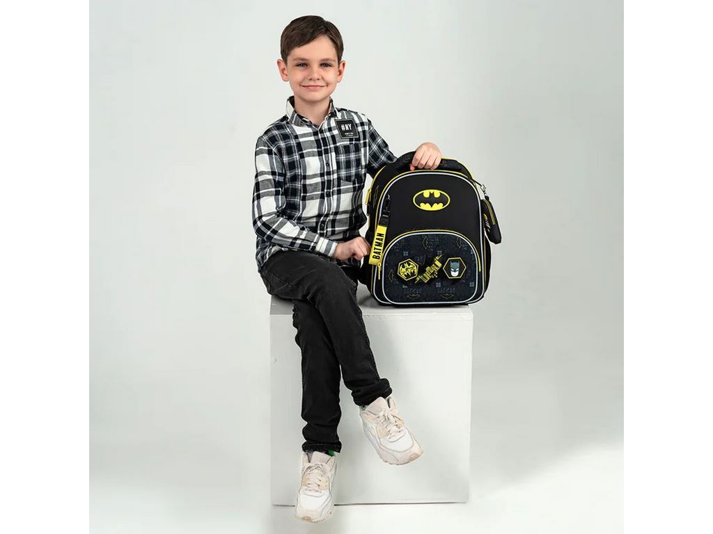 Рюкзак шкільний каркасний DC Batman, Kite