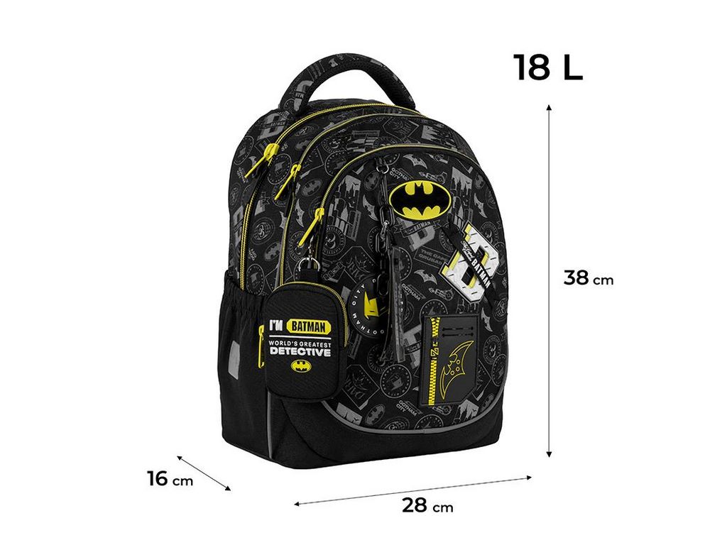 Рюкзак школьный, DC Batman, Kite